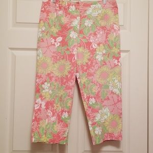 Mossimo floral print capris pants